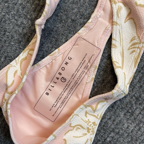 Billabong Medium Bikini Bottom Tropics Call Skimpy Hike Fit Floral Low Waist NEW - Picture 5 of 10